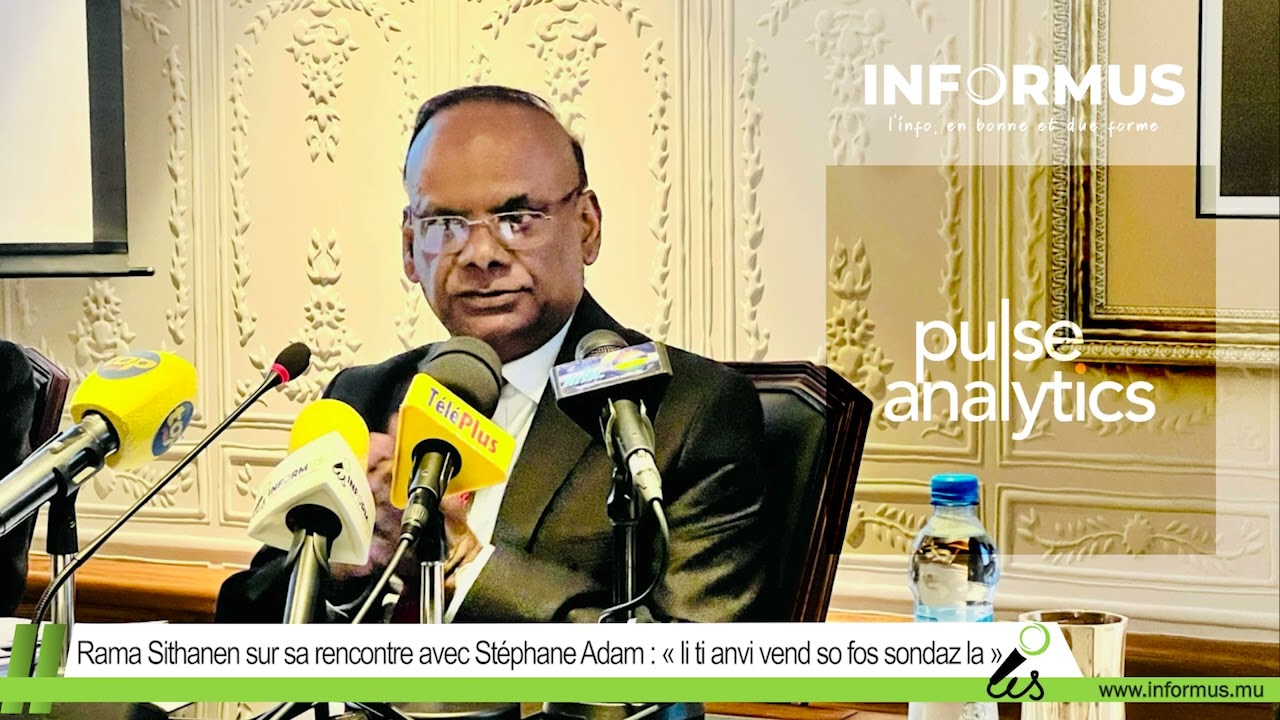 Rama Sithanen sur sa rencontre avec Stéphane Adam : « li ti anvi vend so fos sondaz la »