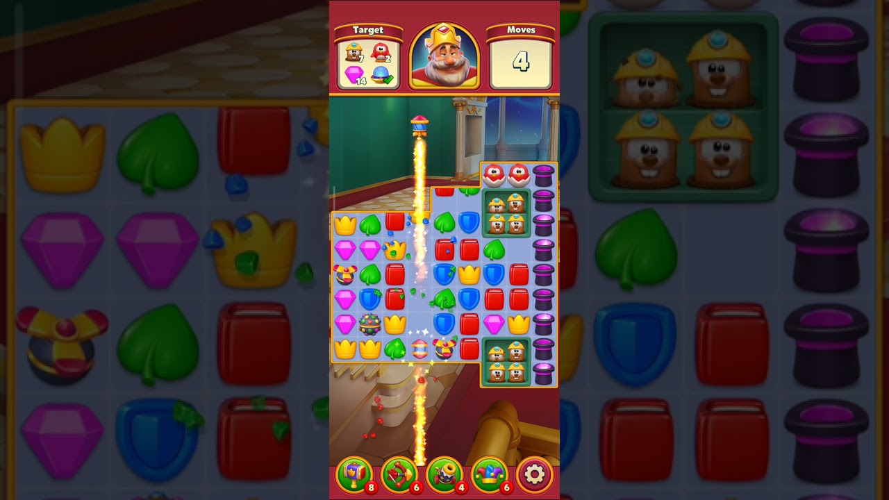 Royal match hard level 2775 gameplay walkthrough