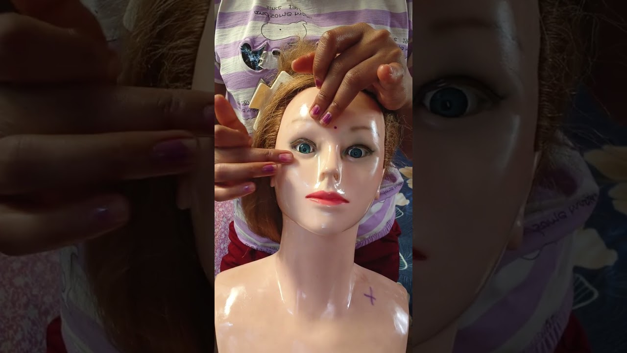 Facial massage step for practice 