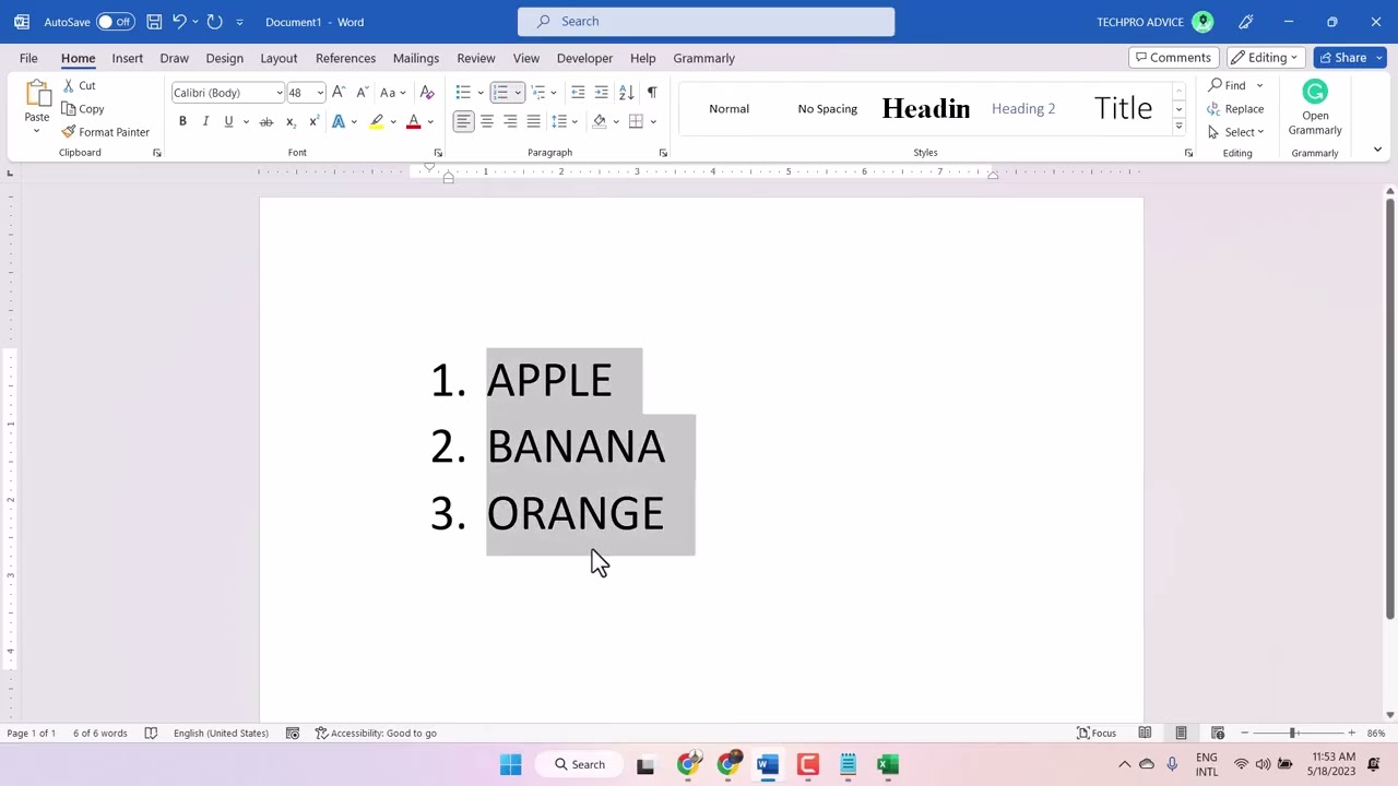 Как создавать и изменять нумерованные списки в MS Word