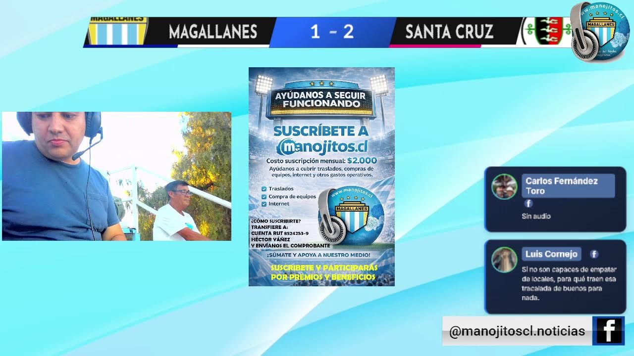 EN VIVO - MAGALLANES VS SANTA CRUZ