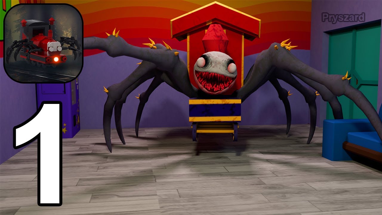 Spider Train Monsters Survival - Gameplay Walkthrough Part 1 Tutorial Chapter 1-2 (Android Gameplay)