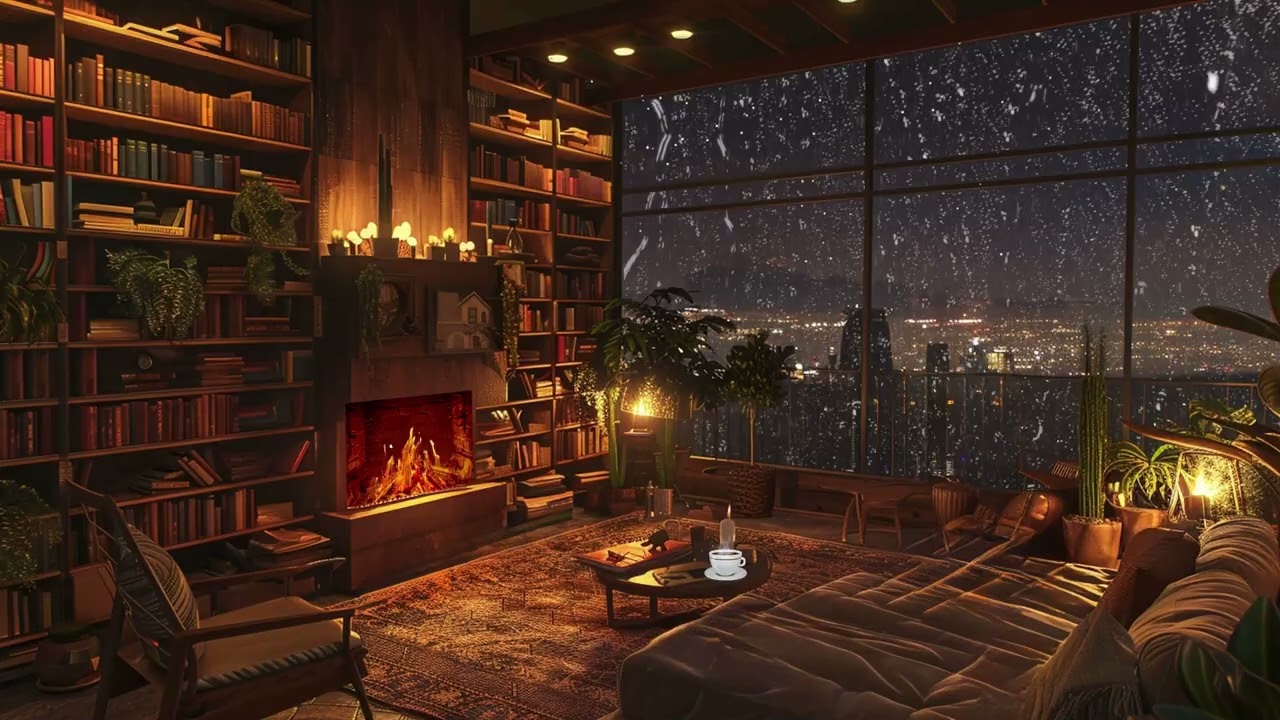 🔥 Cozy Fireplace I  Fireplace with Crackling Fire Sounds
