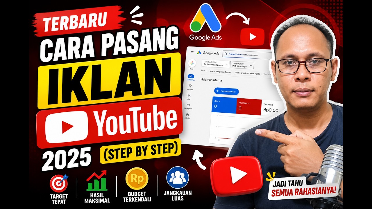 TERBARU - Cara Pasang Iklan Youtube 2025 (step by step)