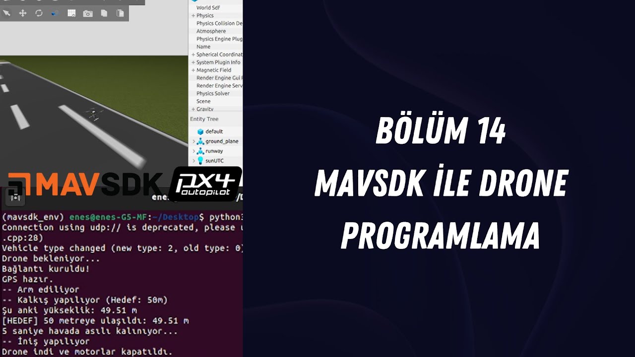 MAVSDK ile Drone Programlama |Bölüm 14| İHA Masterclass |Yazılım ve Avyonik Sistemler
