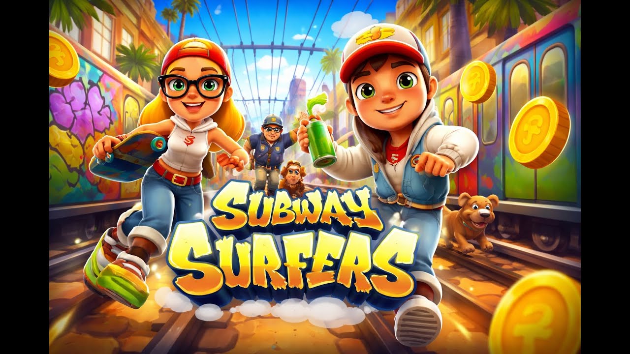 play nonstop subway surfers game unlimited live world record beat new update #subwaysurf