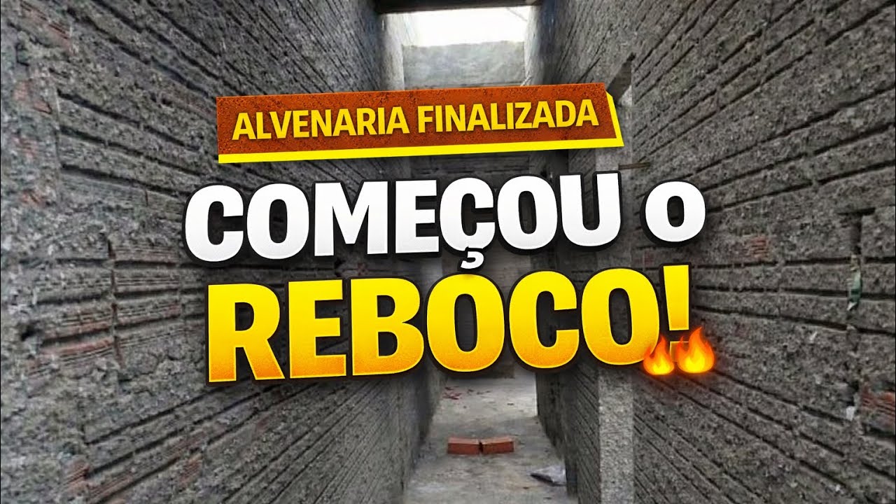 [Residencial América] Alvenaria Concluída! Agora Começa o Reboco 🔥