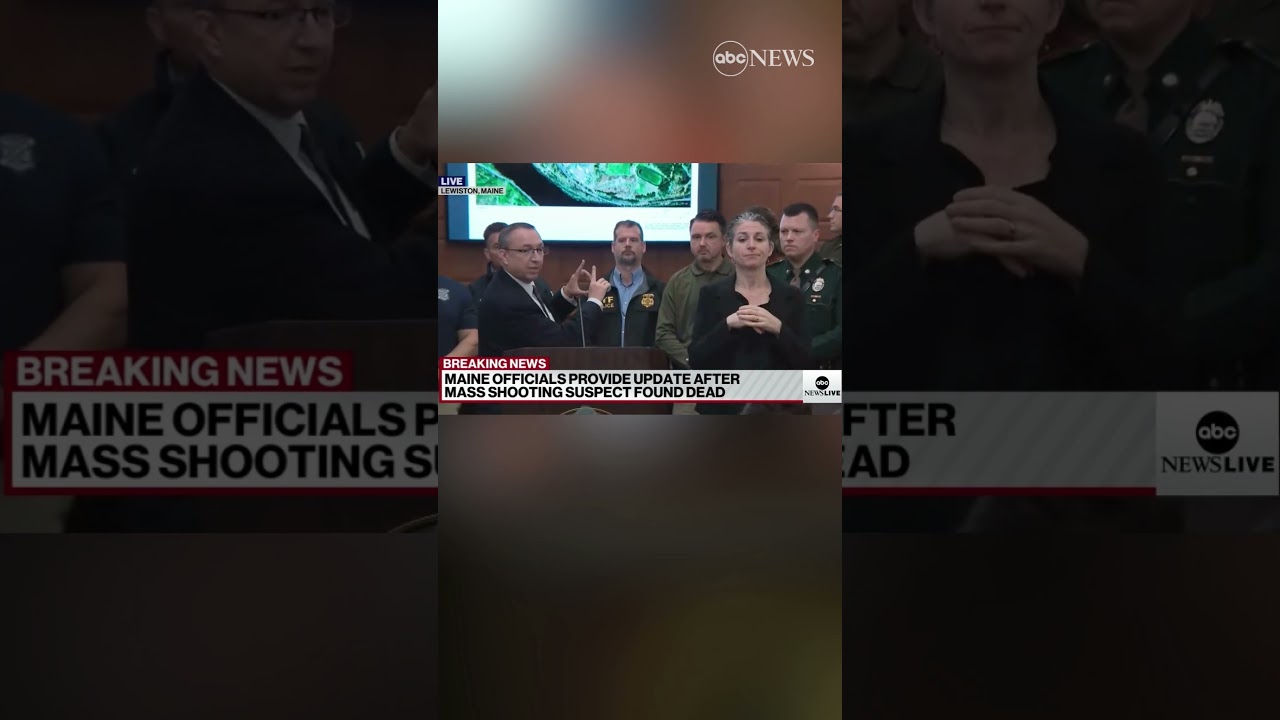 Maine officials give update on mass shooting suspect