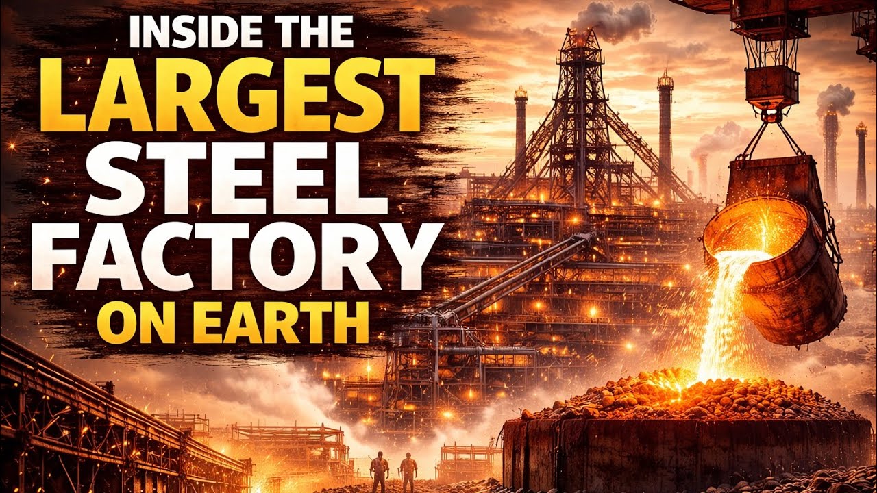 Inside The Largest Steel Factory On Earth | Mega Industrial Production