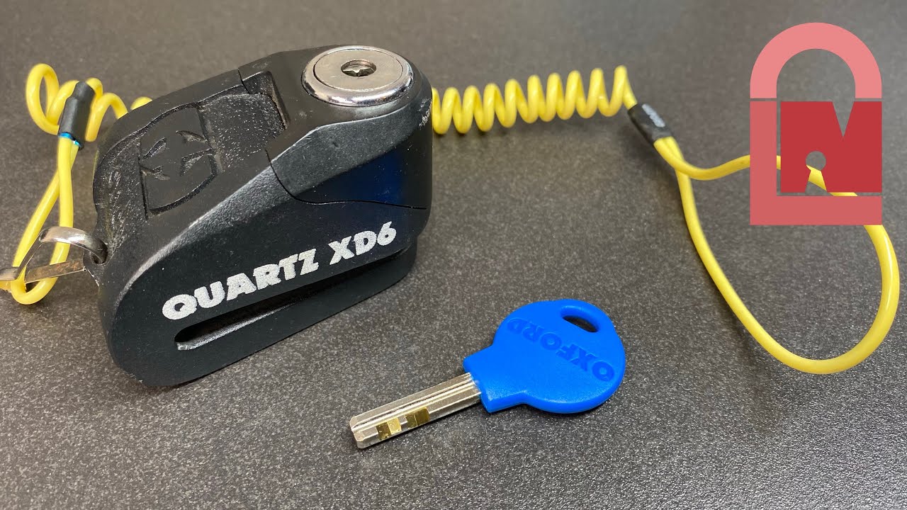 Oxford Quartz XD6 Motorbike Disc Lock Picked