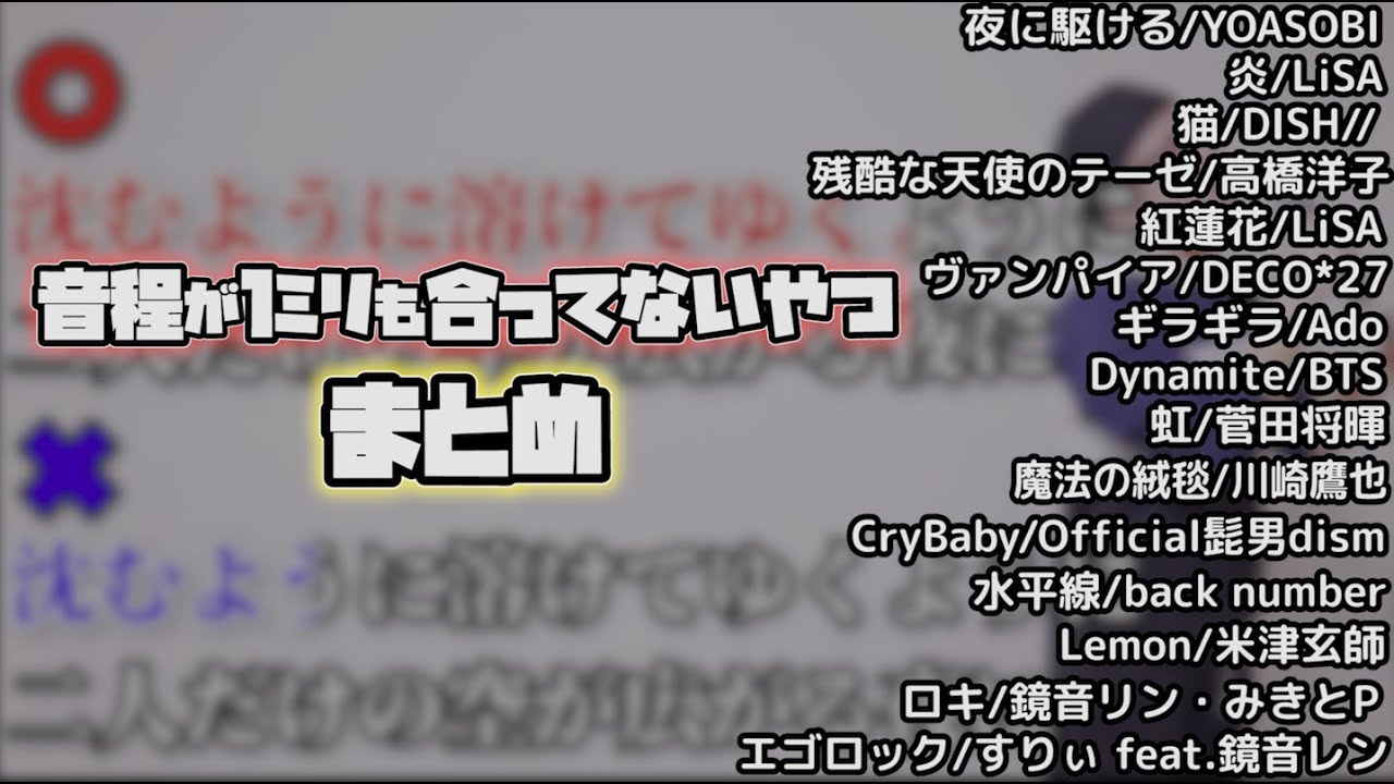 【詰め合わせ】｢音程が1ミリも合ってないやつ｣