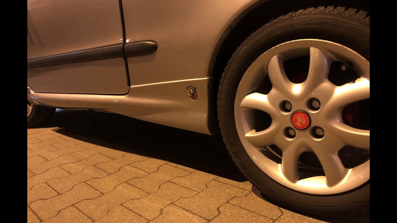Fiat Seicento 1.1 - mały tuning - nakładki progów 