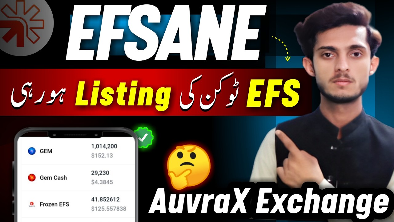 EFS token Listing AuvraX Exchange | EFS token Price | AuvraX Exchange | Efsane New Update