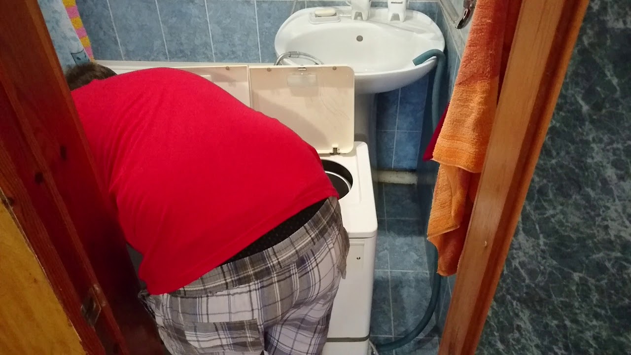 Окончание стирки с помощью стиральной машины 