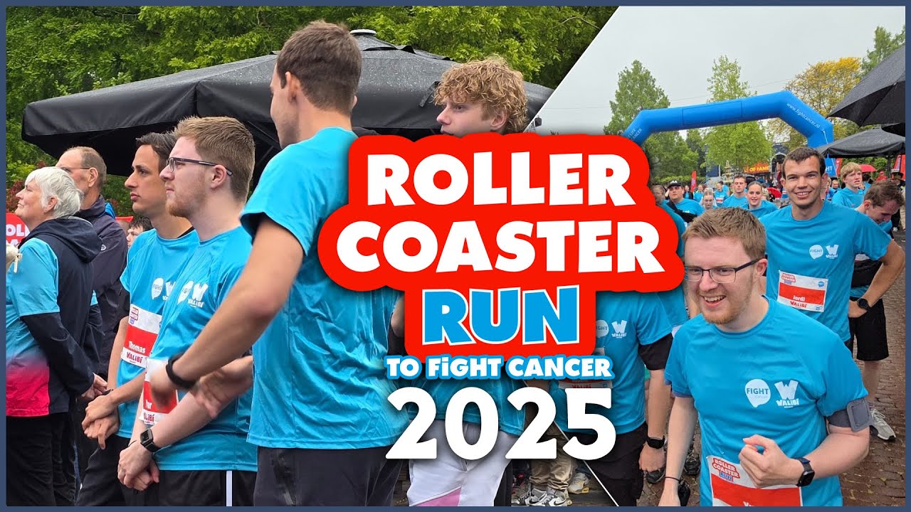 Rennen achter de schermen!? | RollerCoaster Run in Walibi Holland