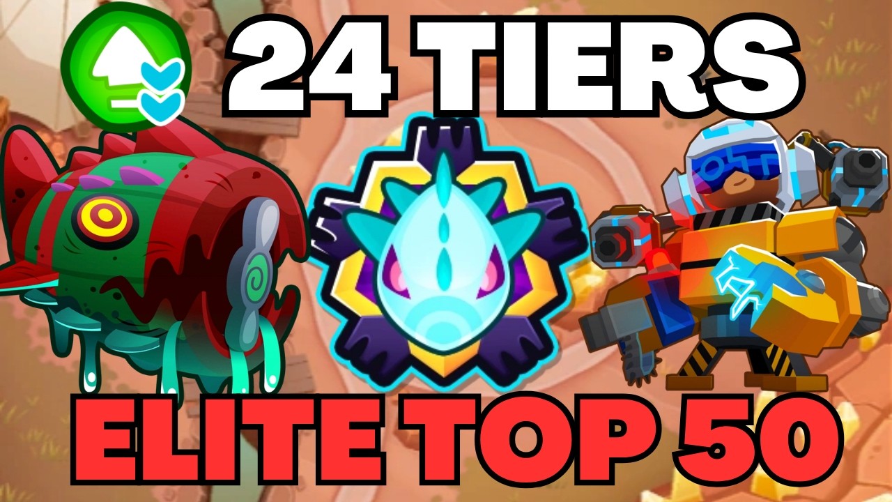 BTD6 | Bloonarius Elite | Boss Ranked in 24 TIERS | DNF - 3 Mines Round TOP 50 Guide