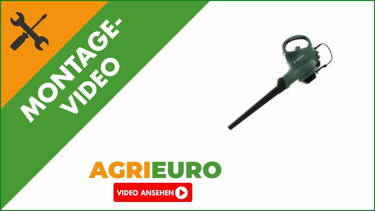 Montagevideo - Laubsauger, Laubbl&auml;ser BOSCH Universal garden Tidy