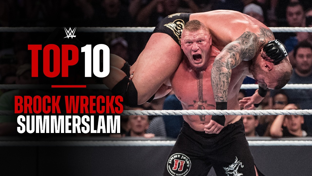 Most destructive Brock Lesnar SummerSlam moments: WWE Top 10, July 26, 2026