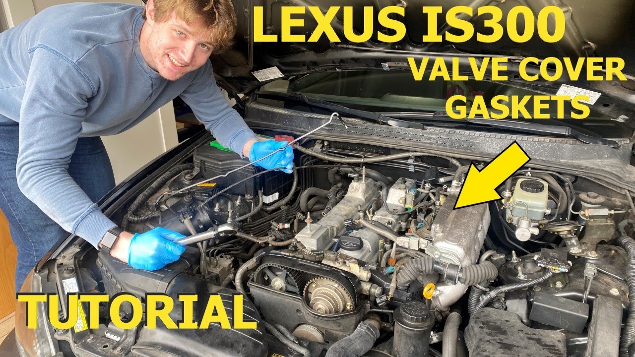 How to replace your Lexus IS300 Valve cover gasket! 2JZ GE