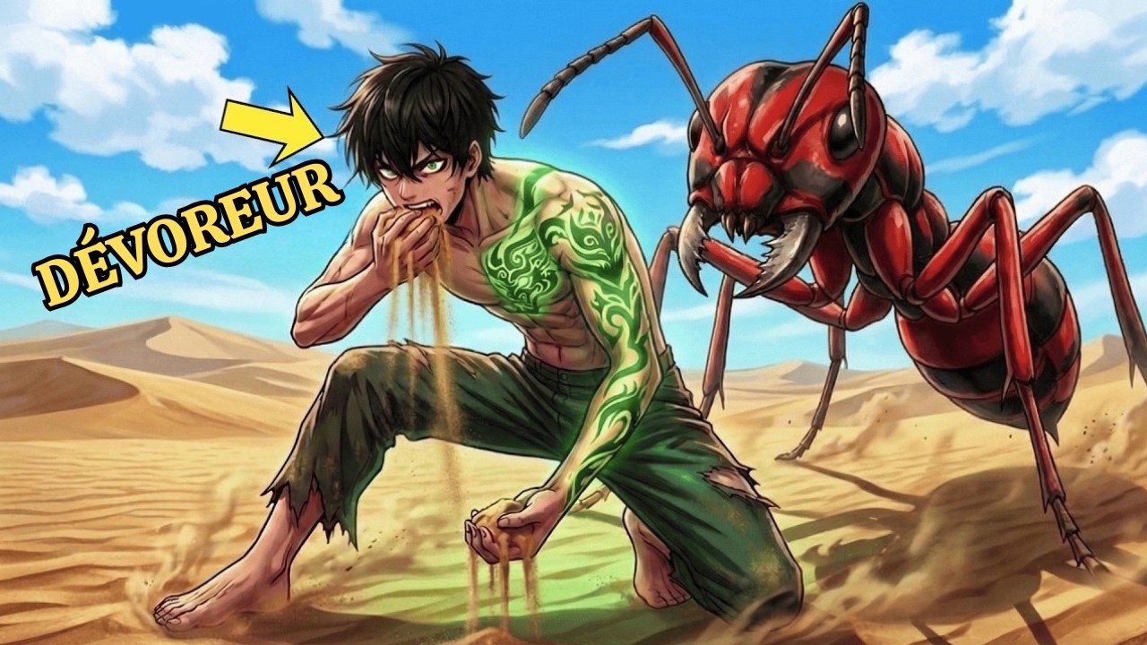 Je m’Éveille avec un TATOUAGE DÉVOREUR ! Je Deviens INVINCIBLE… Juste en Mangeant du Sable !