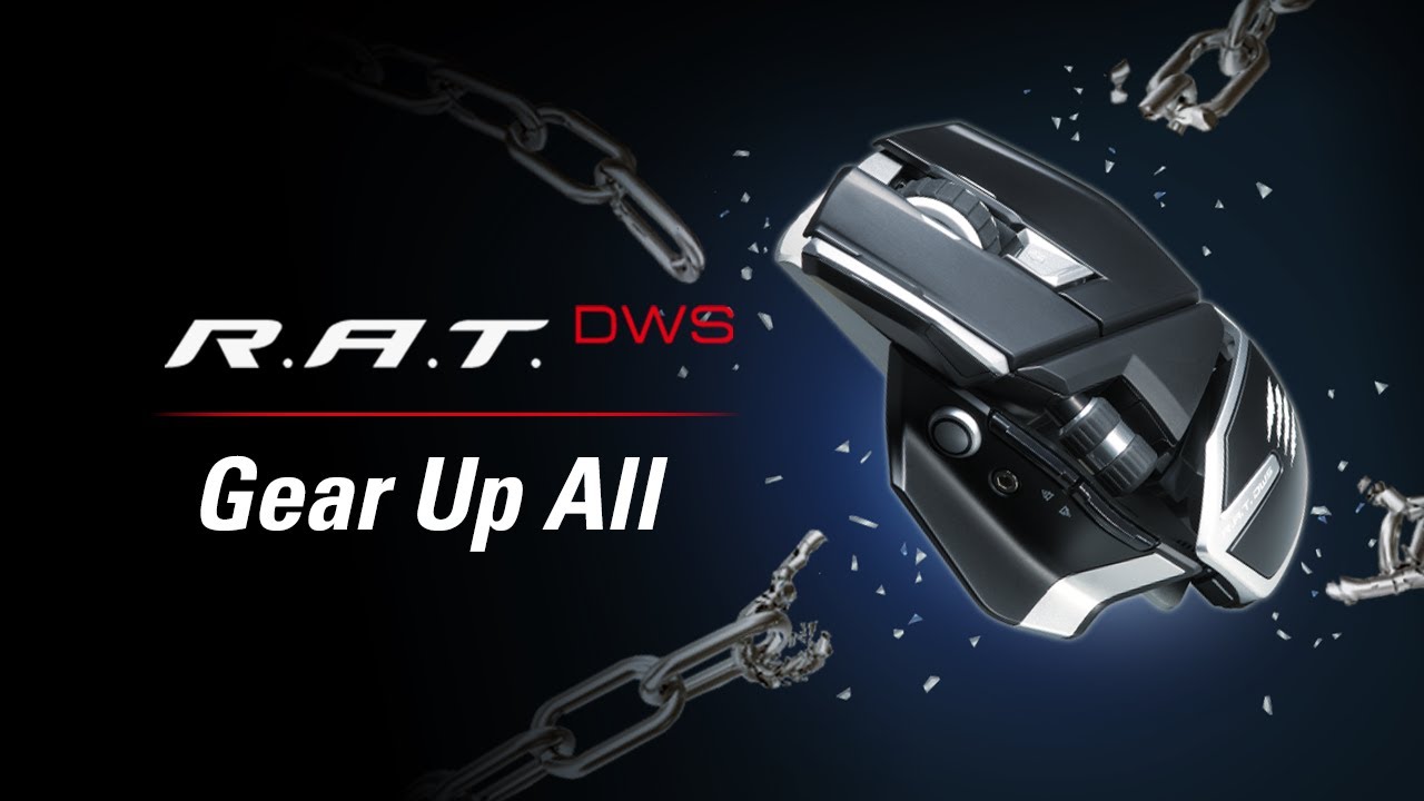Mad Catz RAT DWS Wireless Gaming Mouse - Gear Up All