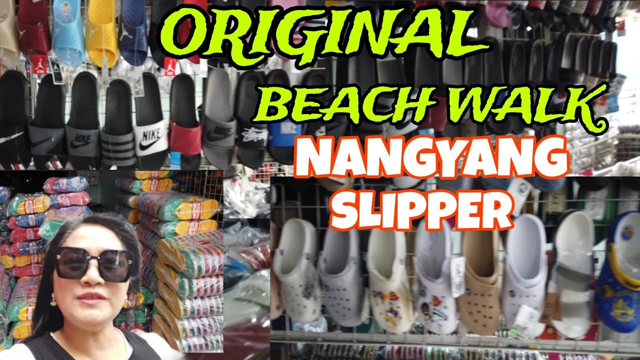 BILIHAN NG MGA IBAT IBANG KLASE NG SLIPPER BEACH WALK, NANGYANG, CROCS, SLIDES NA PANG NEGOSYO