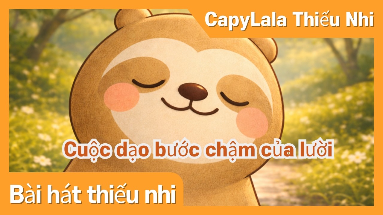 Cuộc Dạo Bước Chậm Của Lười | Nhạc Thiếu Nhi Êm Dịu | CapyLala Thiếu Nhi