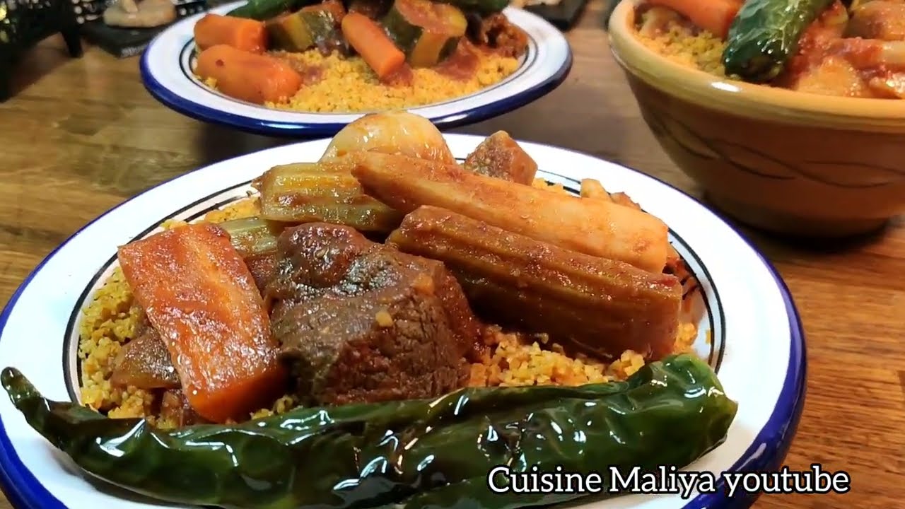 RECETTE TRADITIONNELLE TUNISIENNE DE BOULGHOUR AUX LÉGUMES Cuisine MALIYA وصفة تقليدية برغل بالخضار