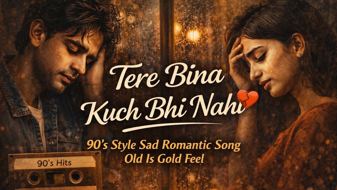 Tere Bina Kuch Bhi Nahi 💔 | 90’s Style Sad Romantic Song | Old Is Gold Feel