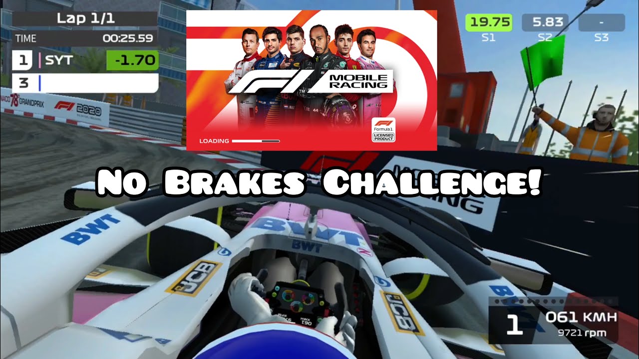 F1 Mobile Racing 2020 MONACO HOTLAP WITH NO BRAKES!