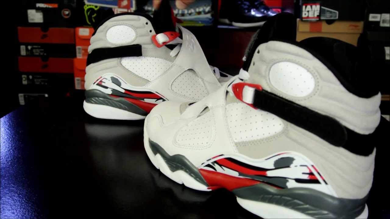 Air Jordan 8 Retro White/ Black- True Red 2013 'Bugs Bunny'