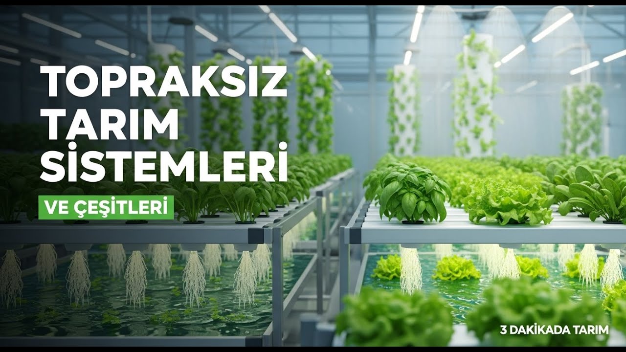 Topraksız Tarım Sistemleri | NFT, DWC, Aeroponik, Kokopit ve Perlit Sistemleri