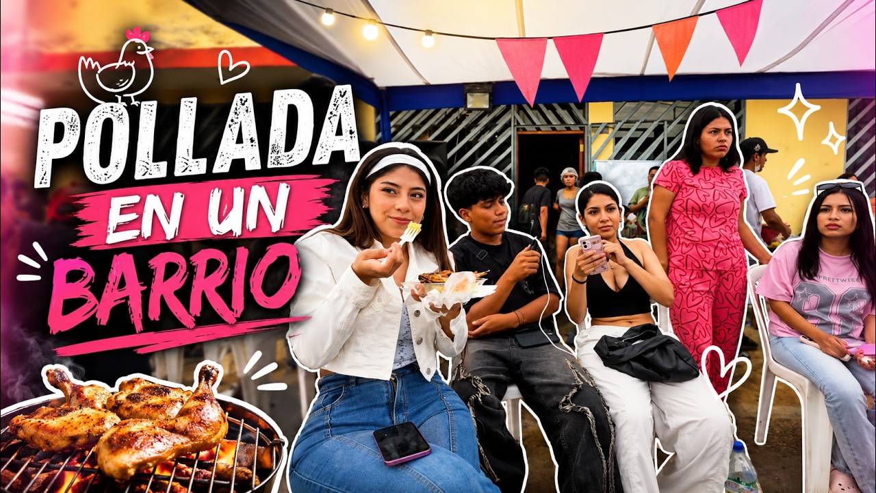 ZULLY POLLADA EN BARRIO CON DANIELA TAQUIRE, MOCA Y NICOL