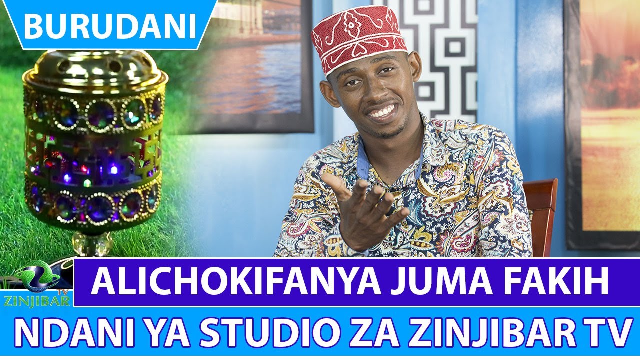 ALICHOKIFANYA JUMA FAKIH NDANI YA STUDIO ZA ZINJIBAR TV