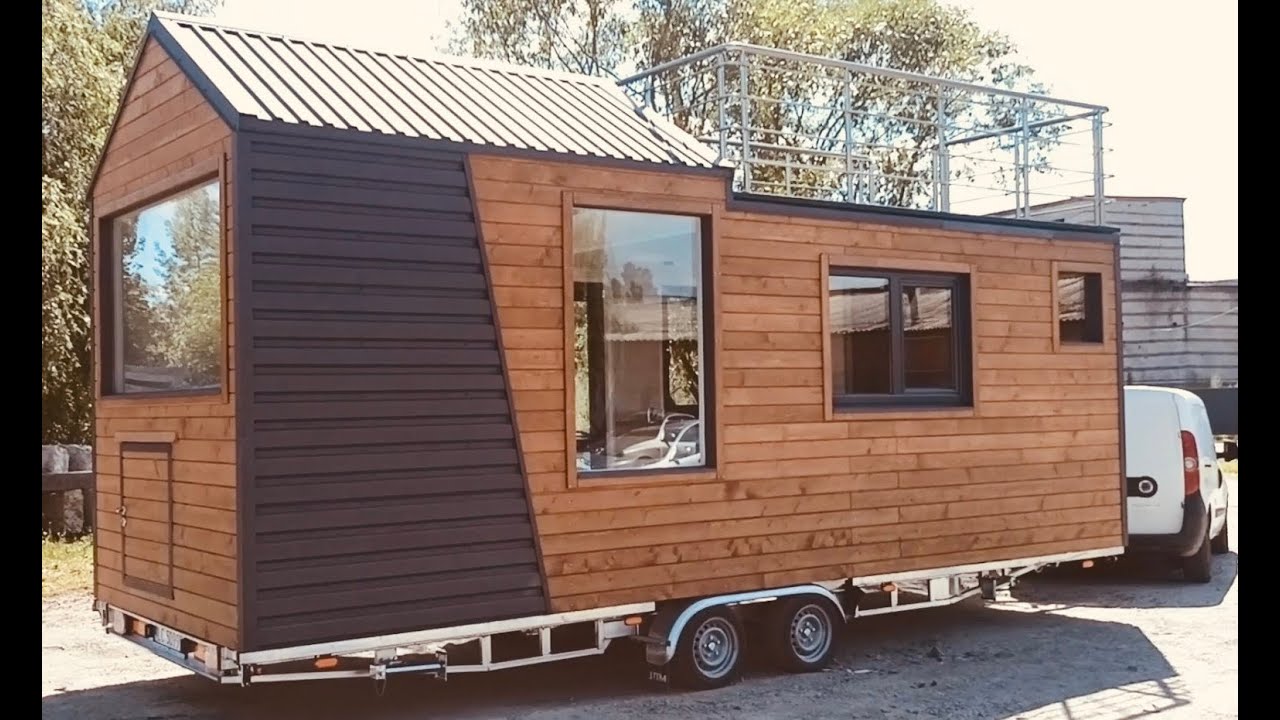 Modular house on wheels Tiny House №2, 18 m2, for France, from the manufacturer TM TICAB HOUSE