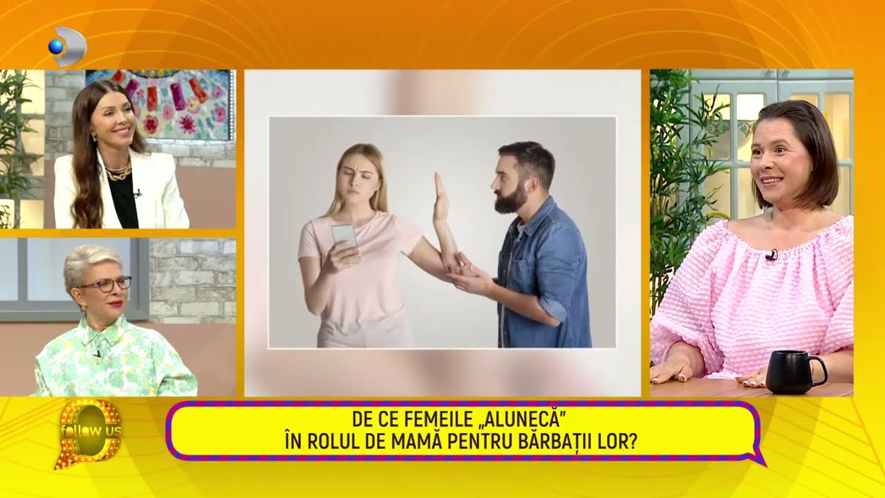 Follow us! - De ce femeile “aluneca” in rolul de mama pentru barbatii lor?