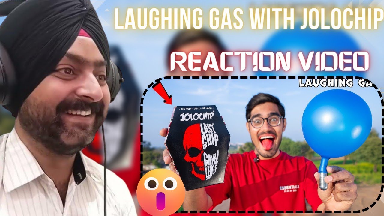 REACTION Trying Laughing Gas With Jolochip🥵😂 | Will I Cry OR Laugh? | REACTION VIDEO