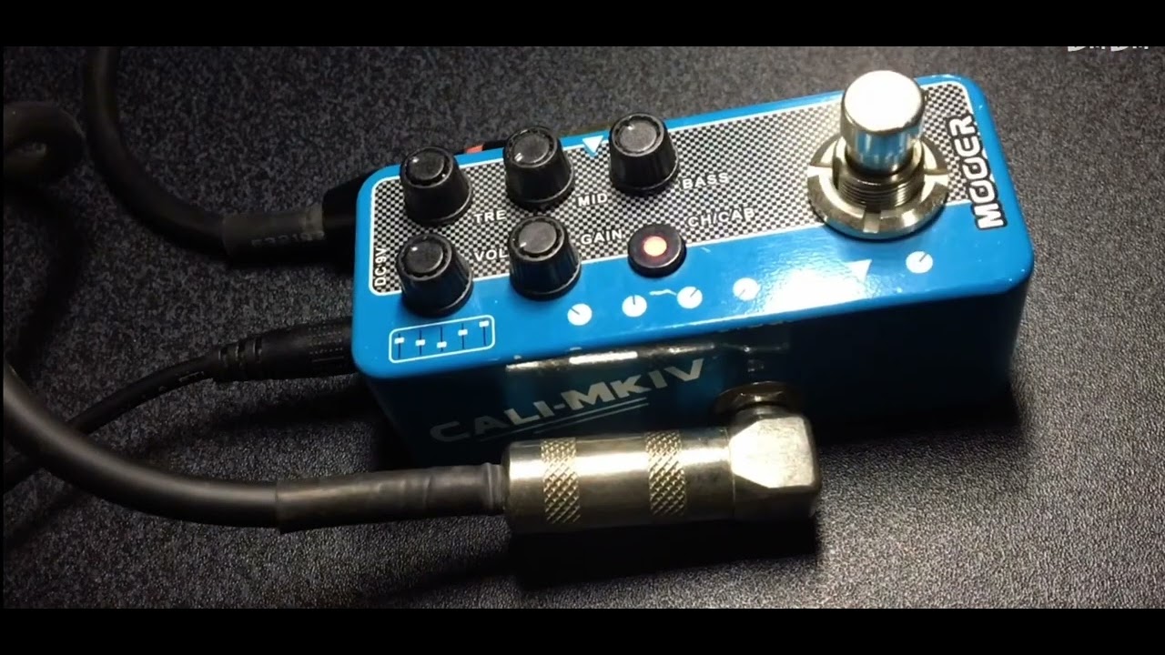 MOOER 017 CALI-MK IV Preamp | Mesa Boogie Mark IV in a tiny box \m/!