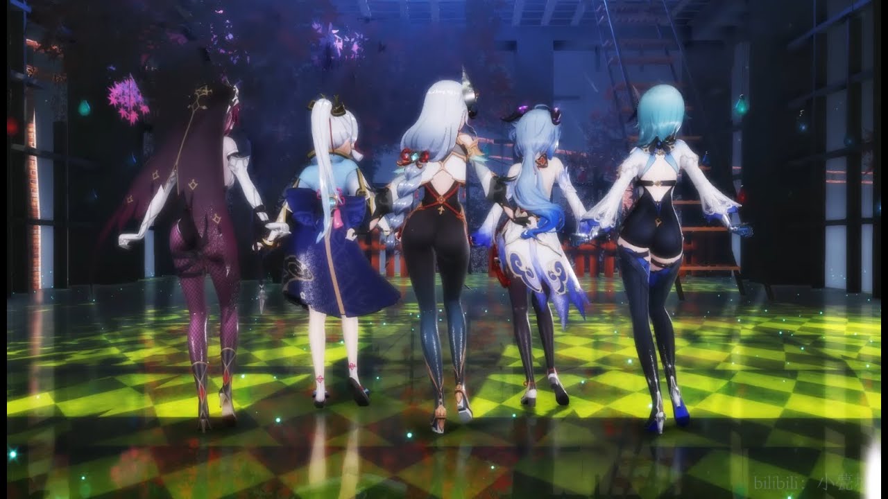 【Genshin MMD】Ganyu 甘雨/Shenhe 申鹤/Rosaria 罗莎莉亚/Ayaka 神里绫华/Eula 优菈，【Nice Body】