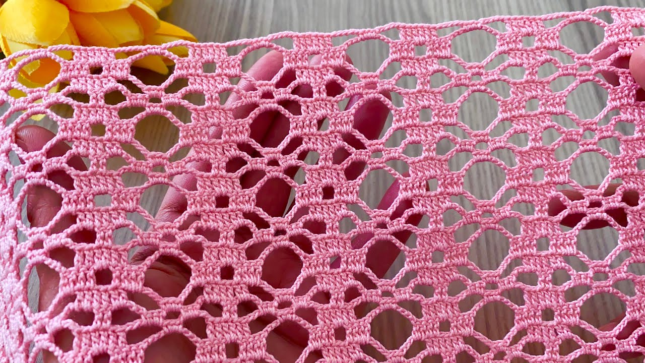 DAZZLING PATTERN❗️New Design Crochet Blouse, Shawl, Runner Pattern Tutorial