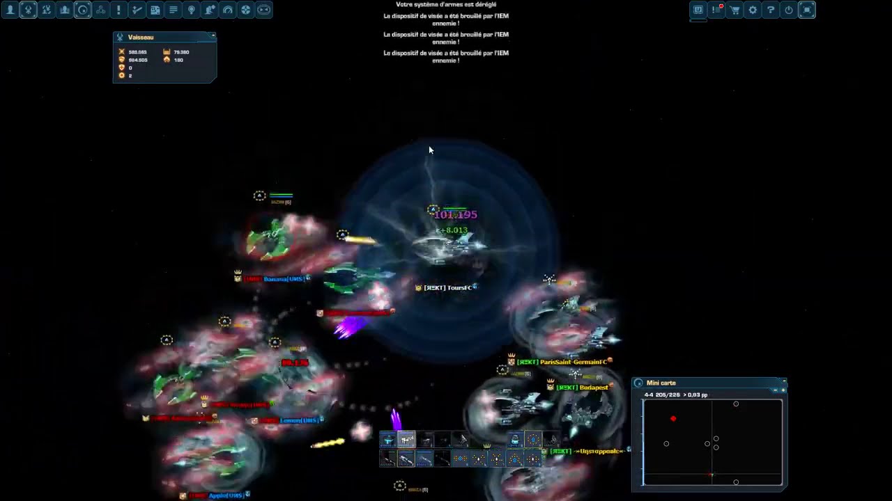 DarkOrbit - 8 vs 8 [UИŚ] vs [Я&Xi;KT]