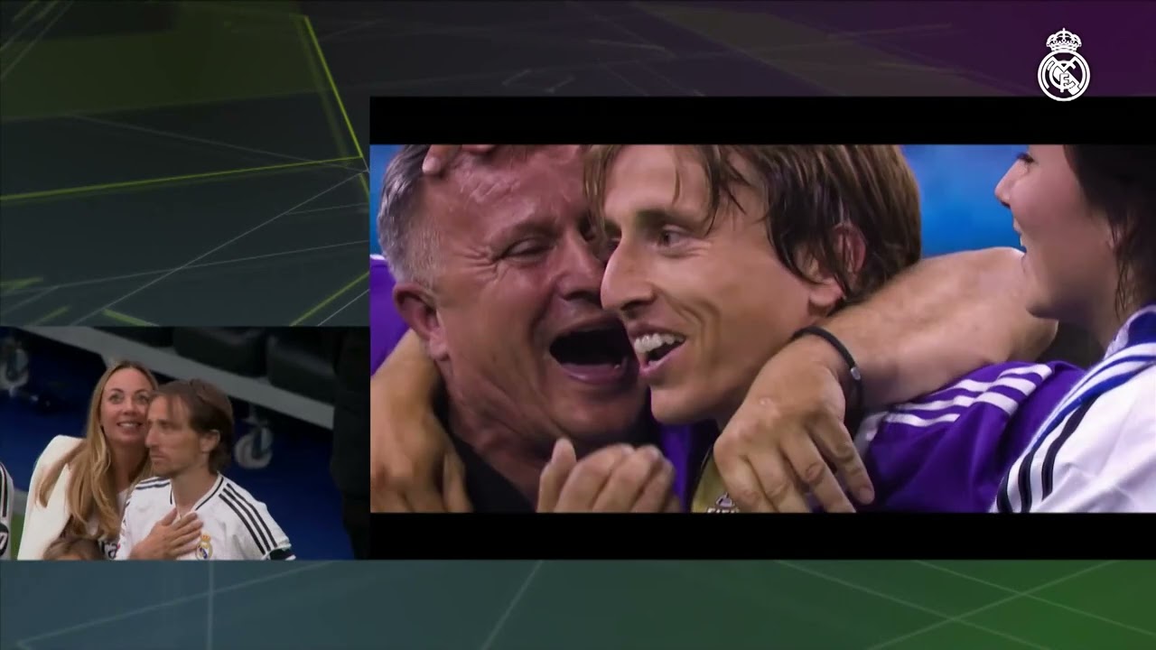 El emotivo homenaje a Modric en el Bernabéu - 24 de Mayo de 2025