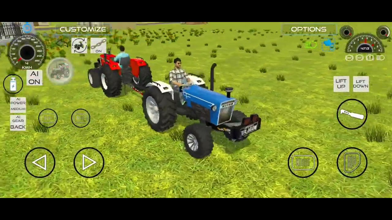 Tractor v/s video 📷📸