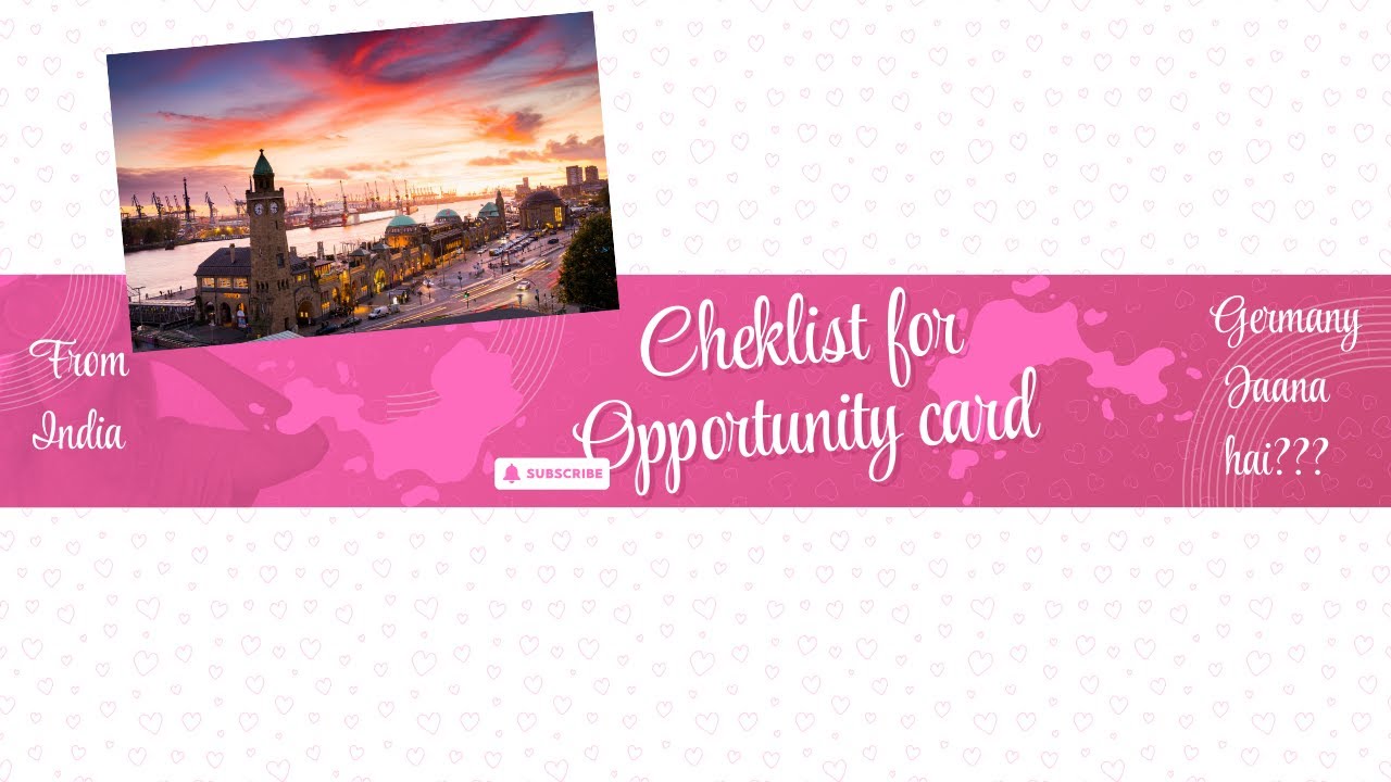 Chancenkarte (Opportunity card) visa application checklist