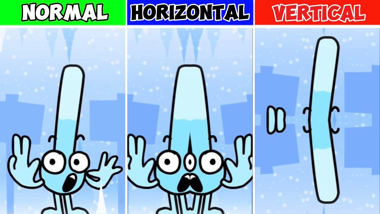 Incredibox Cool As Ice But Mirror Effect | Normal vs Horizontal vs Vertical Version