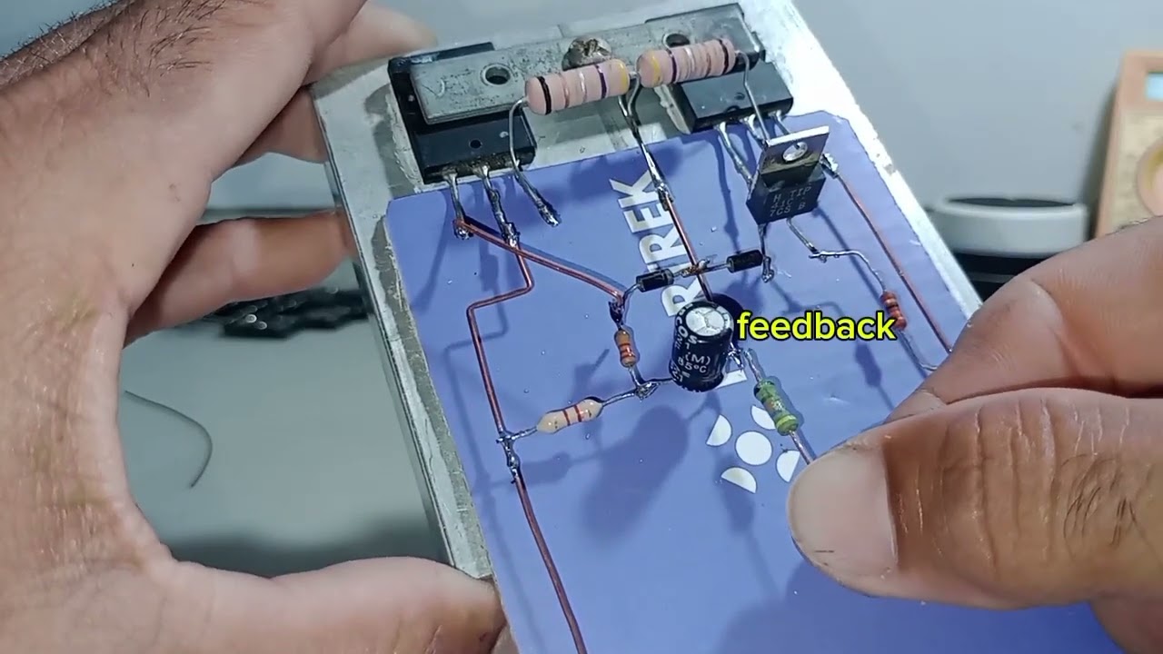 confira mais uma montagem de amplificador caseiro passo a passo