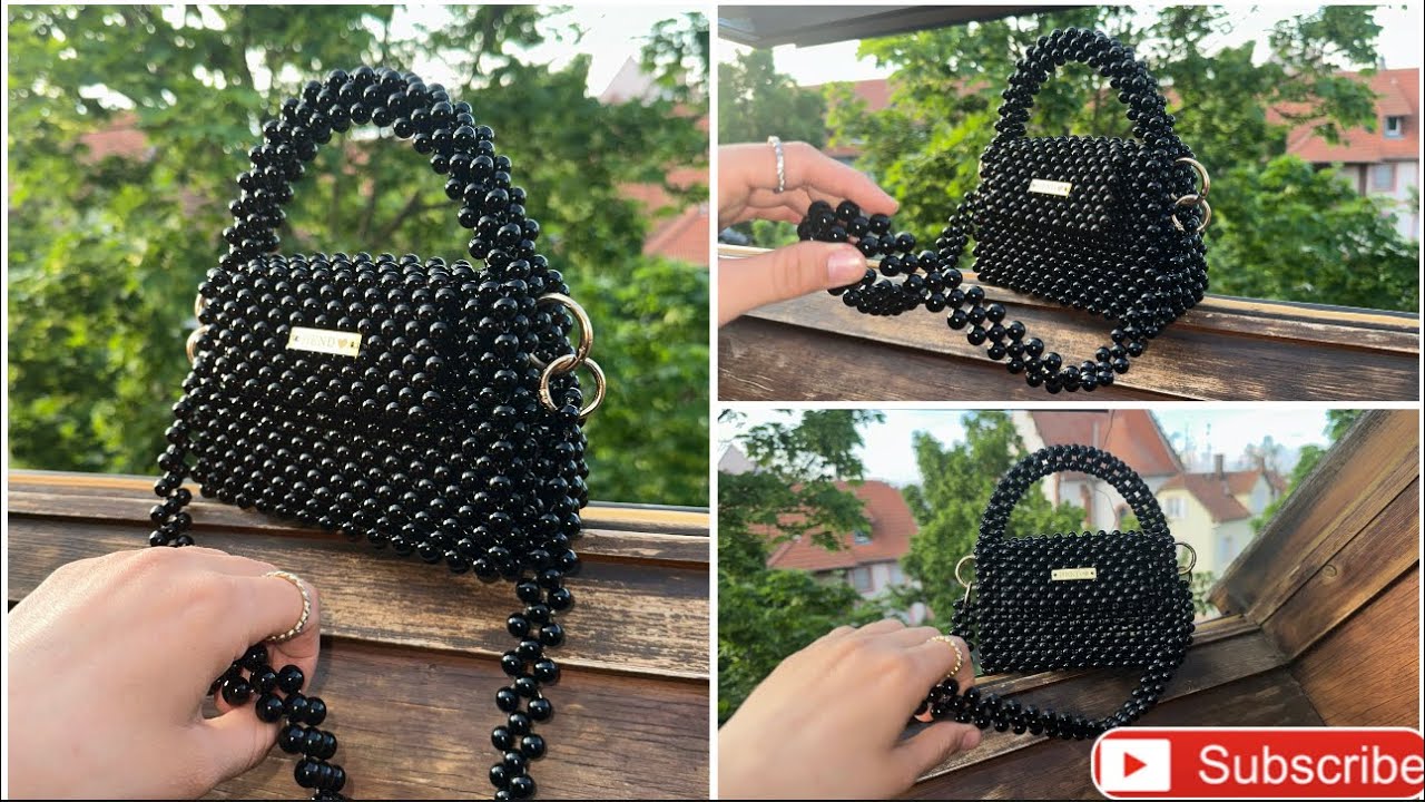 مشروع لصيف 2023 صناعة الحقائب اليدوية العصرية اخر مودا❤️comment faire des sac à à perles tendance