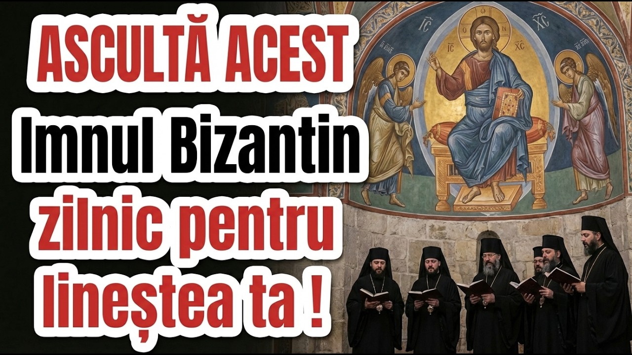 IMNUL BIZANTIN DE DIMINEAȚĂ Rugăciune Puternică pentru Protecție și Pace Sufletească