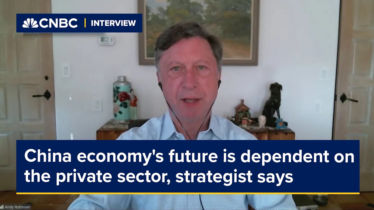 The Chinese economy's future is dependent on the private sector, strategist says