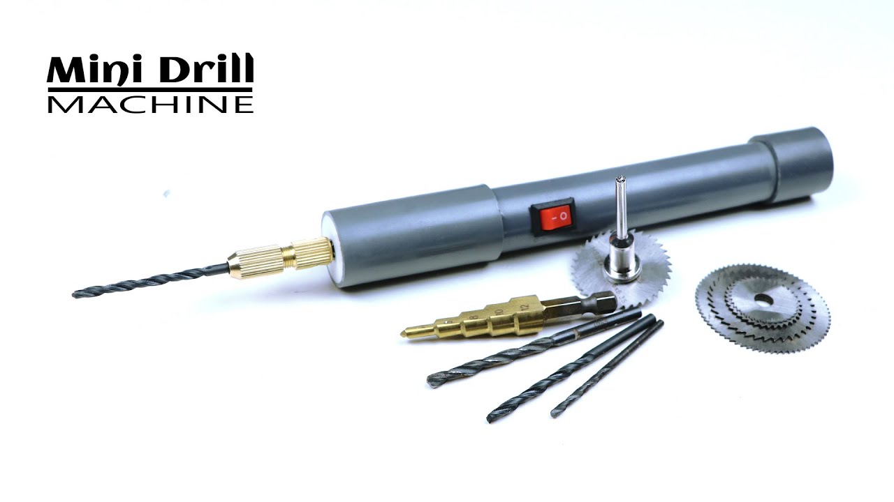 How to make portable mini Drill Machine at Home